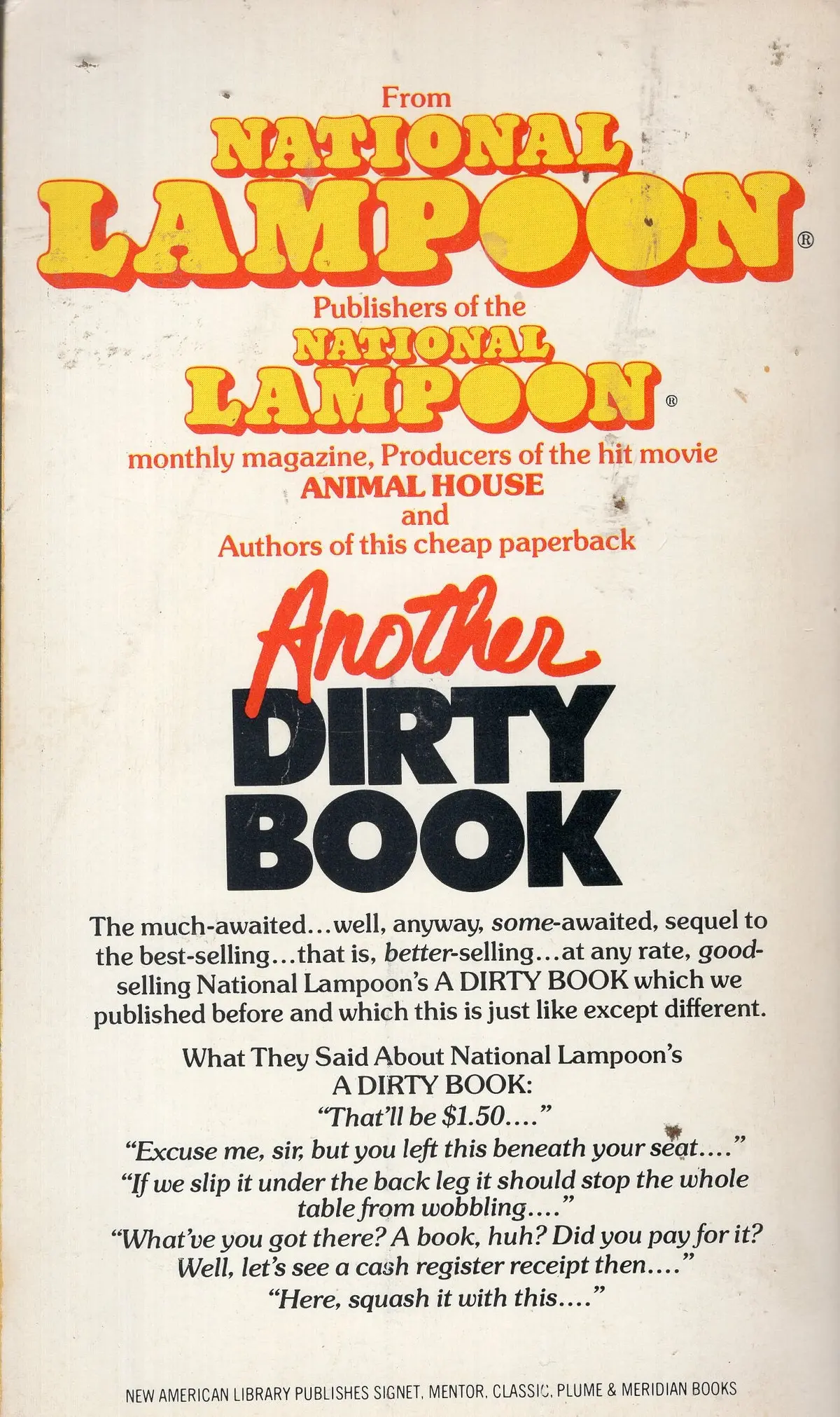 National Lampoon Another Dirty Book 2