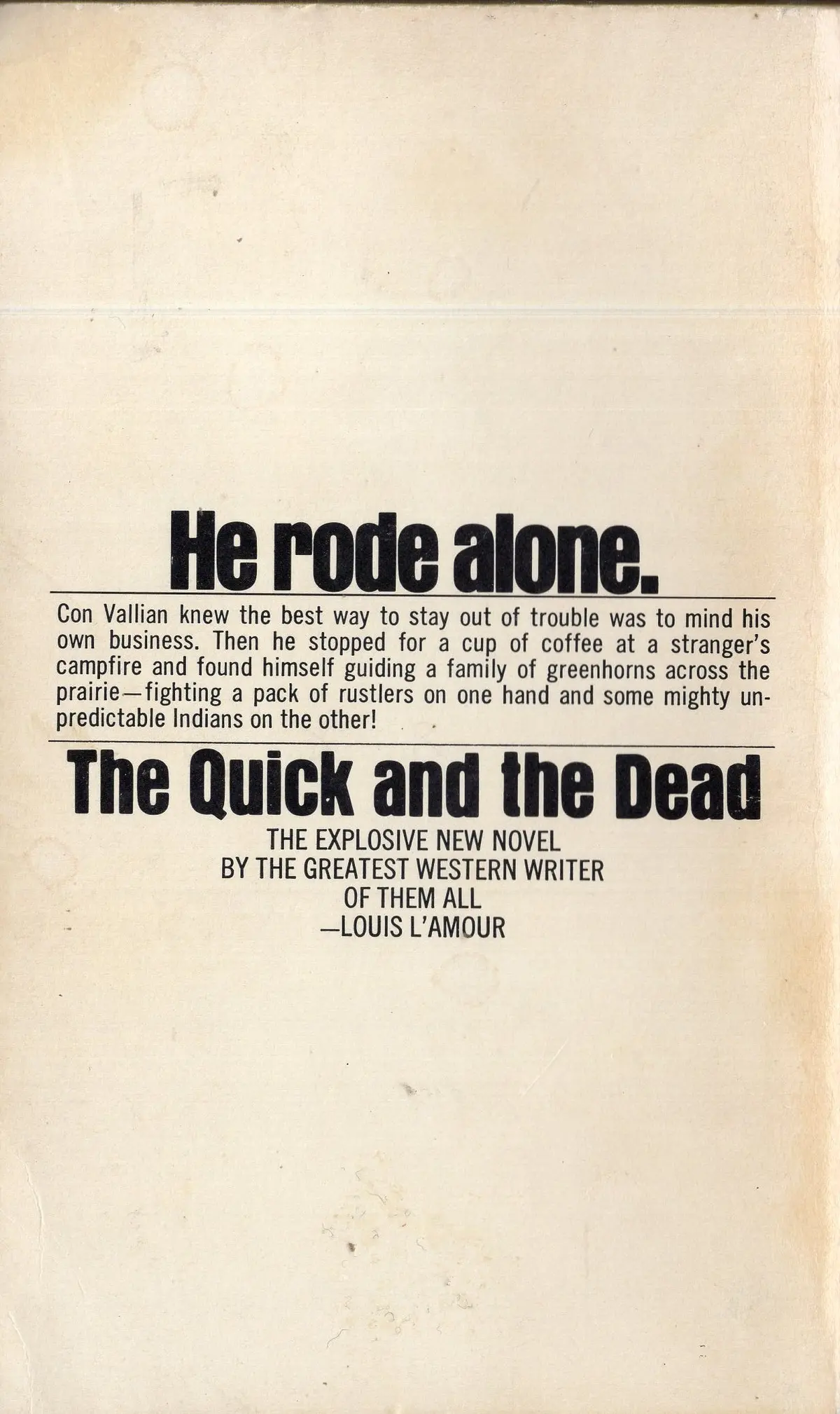 The Quick And The Dead 2