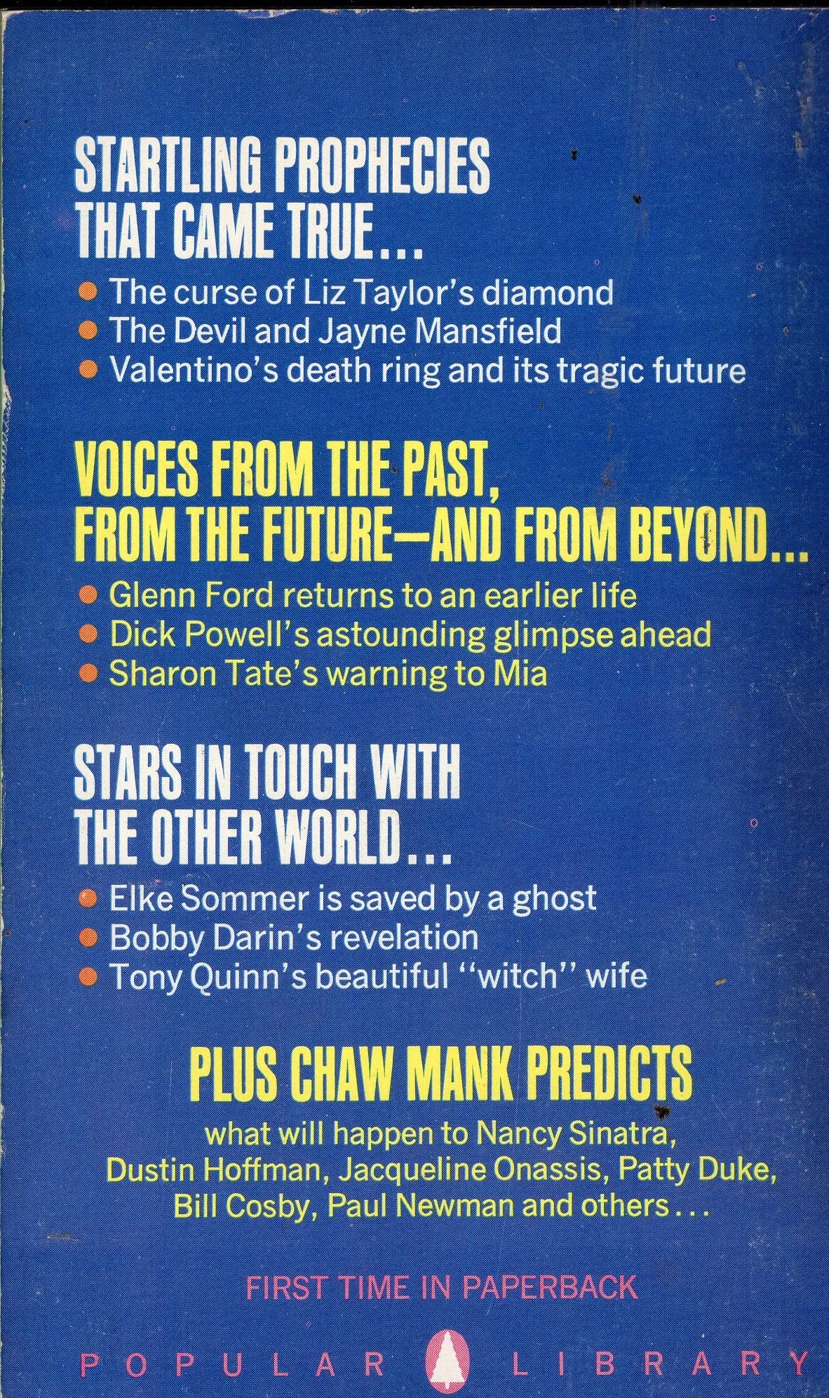 Chaw Mank's Psychic Diary Of The Stars 2