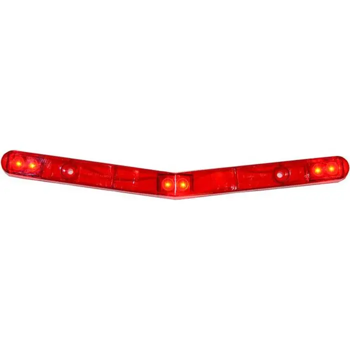 Led Id Bar - Boomerang Style - Red 1