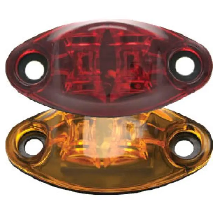 Led Marker Light, Pc Rated, Amber Or Red 1