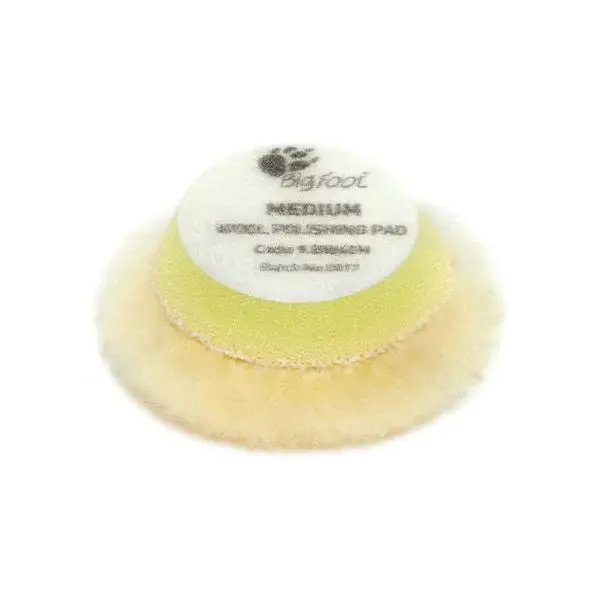 Rupes 45Mm Wool Yellow Medium Pad 1