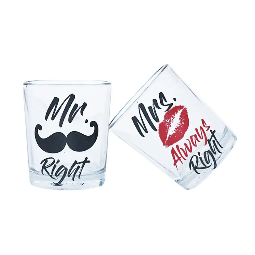 Mr & Mrs Couple Shot Glasses 1
