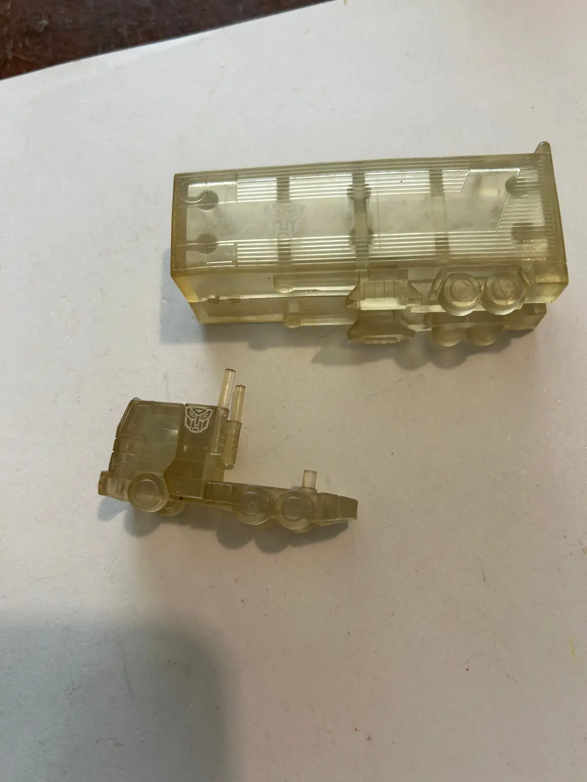 Tf Pvc Optimus Prime Truck Clear (Act 2) 1
