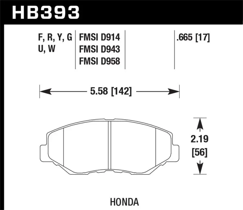 Hawk Lts Street Performance Brake Pads – Quiet, Low-Dust, Everyday Driving Compound 1