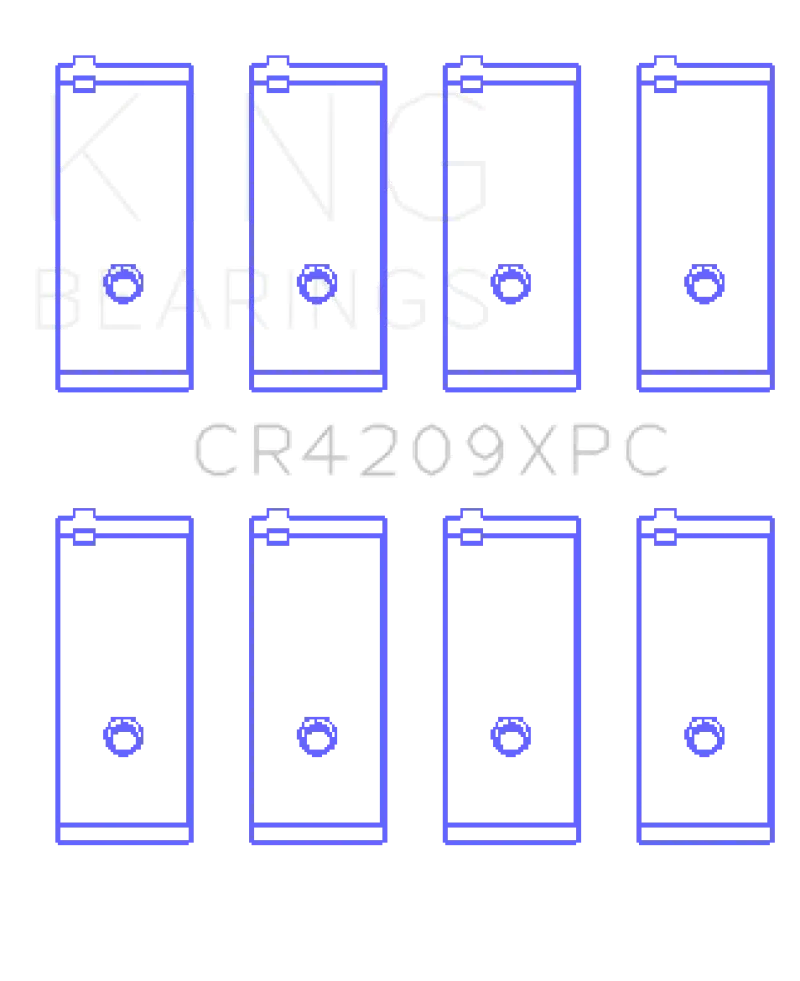 King Pmaxkote Performance Rod Bearing Set For Toyota 3Sgte 2.0L 16V (Std Size) 1