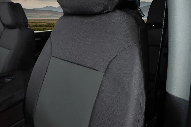 Covercraft Endura Precisionfit Second-Row Seat Covers For 2021–2024 Ford Explorer – Black/Charcoal 1