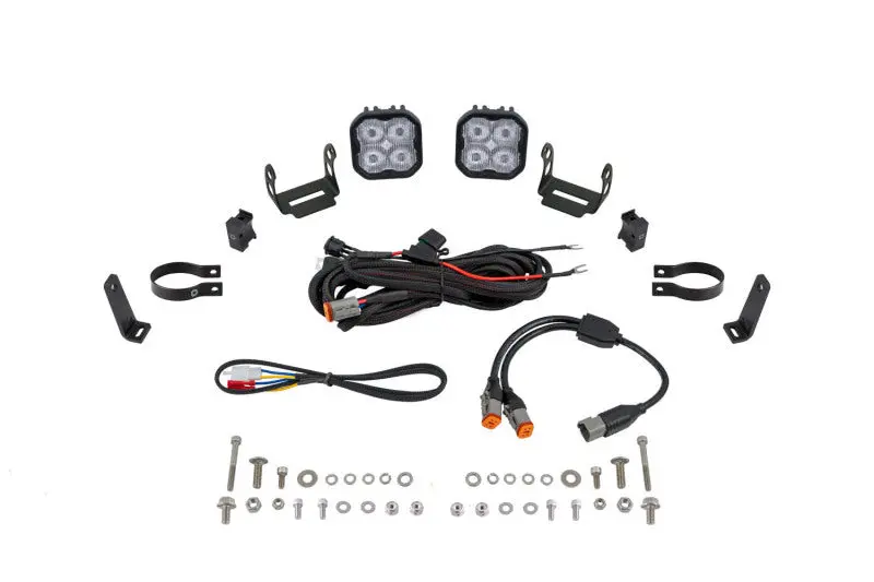 Diode Dynamics Ss3 Led Fog Light Kit — Bumper Or Roll Bar Mount, White Sae-Compliant (Pair) 1