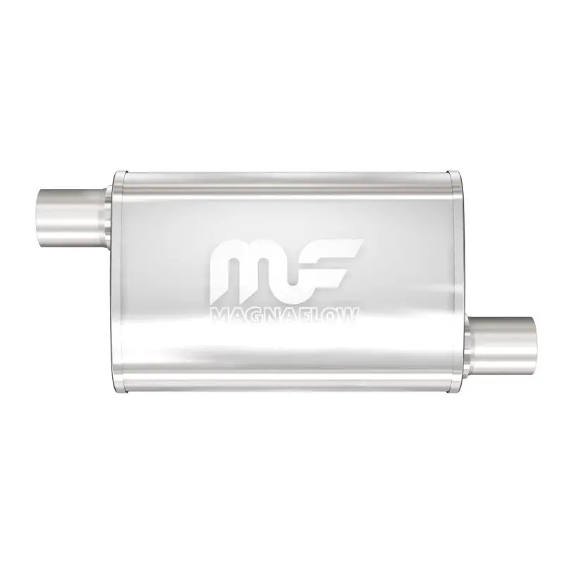 Magnaflow Stainless Steel Performance Muffler – 14X4X9 Inch, In/Out Configuration 1