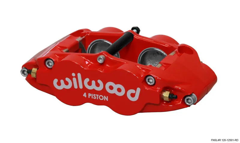 Wilwood Narrow Superlite 4R Brake Caliper – Red Finish, Dual 1.75" Pistons, Compatible With 1.25" Rotors 1