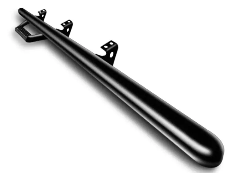 N-Fab Nerf Step – Cab-Length Side Step For 1988–1998 Chevy/Gmc 1500/2500 Regular Cab, Texas Black 1