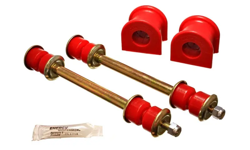 Energy Suspension 27Mm Front Sway Bar Bushing Kit – Red Polyurethane 1