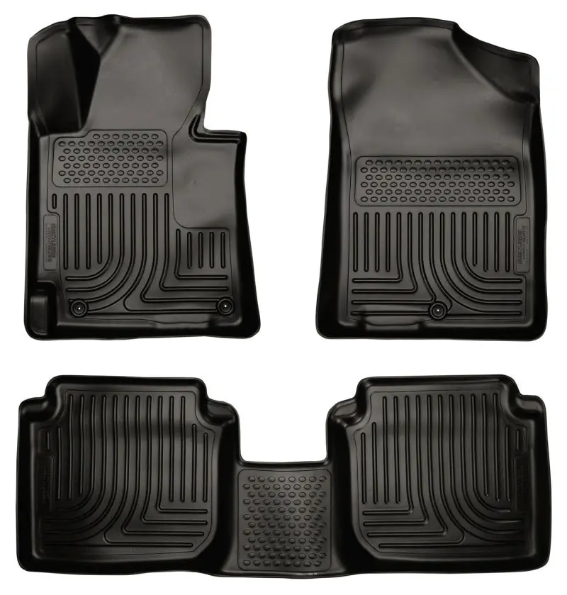 Husky Liners Weatherbeater Combo Floor Liners For 2011 Hyundai Elantra – Black 1