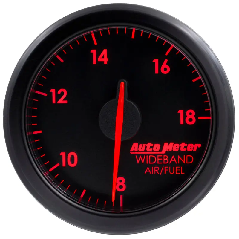 Autometer Airdrive Wideband A/F Ratio Gauge – 2-1/6" Display, 10:1 To 17:1 Range, Black Housing 1