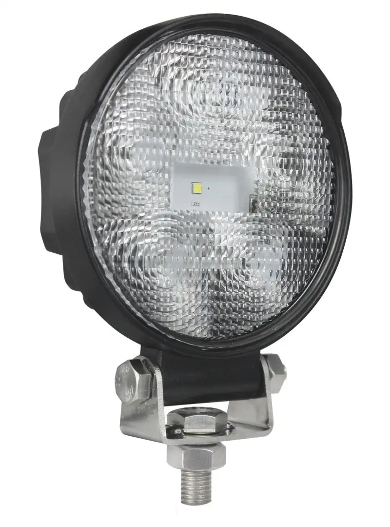 Hella Valuefit 5Rd Led Work Light – Mv Compact Round Design With Clear Lens And Mounting Hardware 1