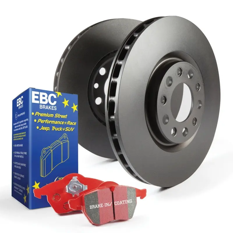 Ebc S12 Brake Kit – Redstuff Track-Ready Pads Paired With Rk Rotors 1