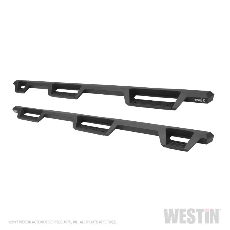 Westin Hdx Drop Step Nerf Bars For 1999–2016 Ford F-250/F-350/F-450/F-550 Crew Cab – 6.75-Ft Bed, Textured Black 1