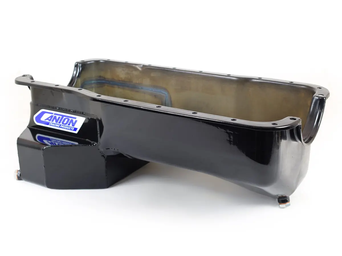 Canton 15-694Sblk Oil Pan For Ford 351W Rear T Sump Road Race Pan No Scraper 1