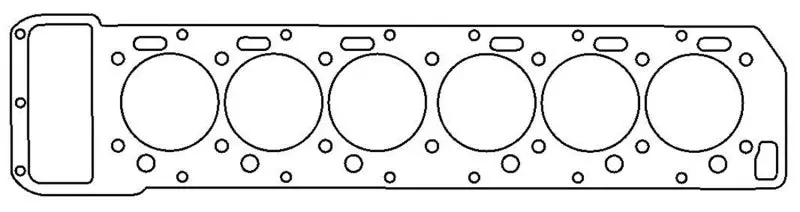 Cometic Mls Head Gasket – Jaguar V12 (1971–1993), Right-Side, 93Mm Bore, 0.059-Inch Thickness 1
