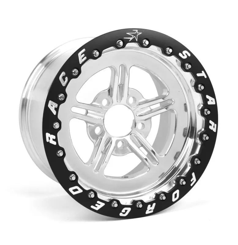 Race Star 63 Pro Forged Wheel – 15X10", 5X4.75", 6.00" Backspace, Polished Finish 1