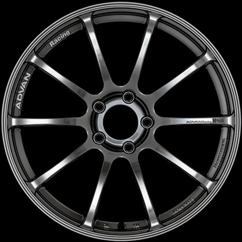 Advan Rsii Hyper Black Alloy Wheel – 17X8", +45 Offset, 5X114.3, 73Mm Bore 1