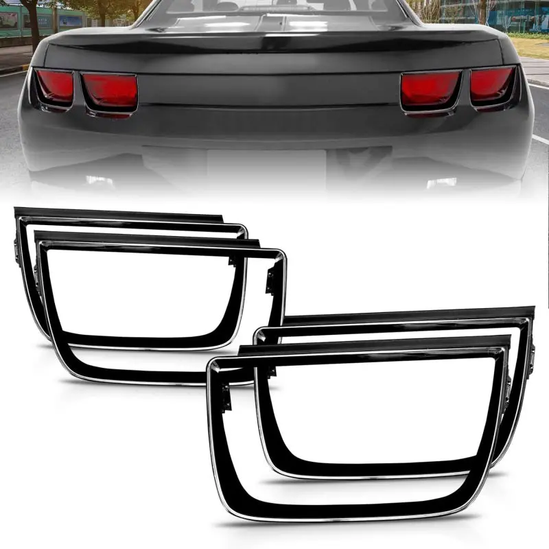 Anzo Gloss Black Taillight Bezels For 2010–2013 Chevrolet Camaro – 4-Piece Set 1