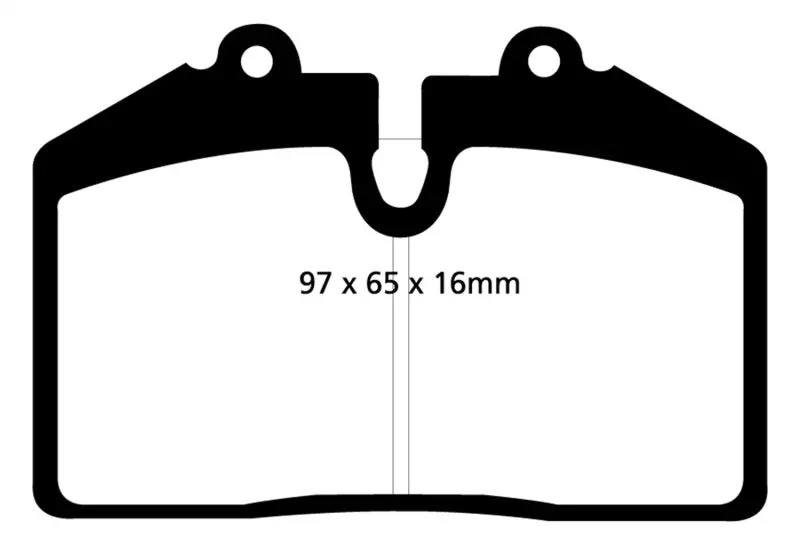 Ebc Redstuff Performance Brake Pads – Front Set For 1992–1993 Porsche 911 (964) Carrera Rs America 3.6L 1