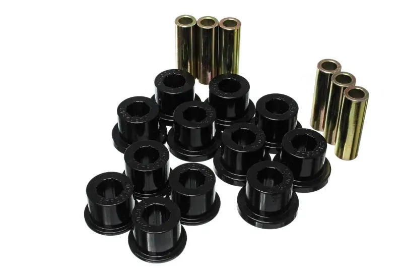 Energy Suspension Rear Leaf Spring Bushings – Durable Black Polyurethane 1