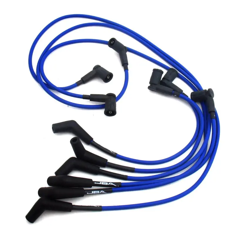 Jba High-Performance Ignition Wires – Blue Silicone Set For 2001–2004 Ford Mustang 3.8L 1