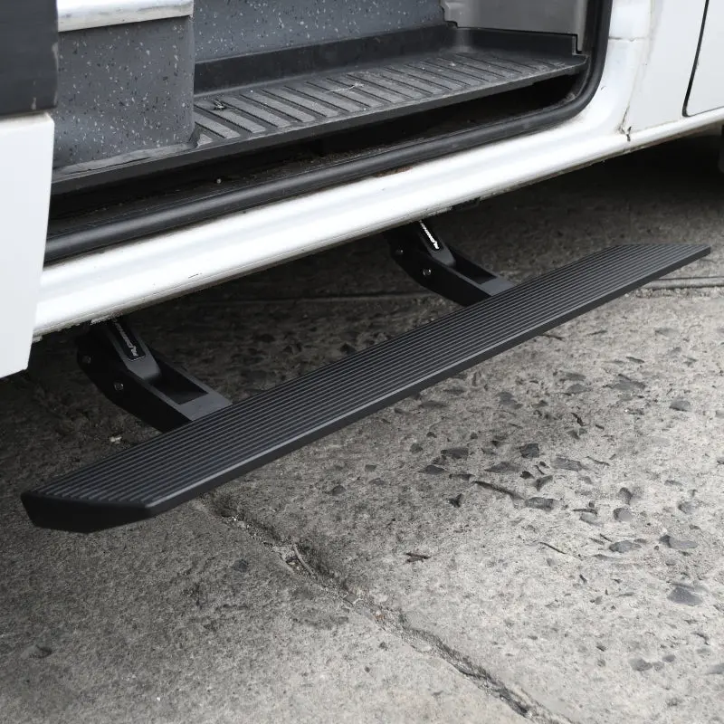 Go Rhino E-Board Electric Running Boards For 2013–2018 Mercedes-Benz Sprinter 2500/3500 – Textured Black, 3-Door Van Fit 1