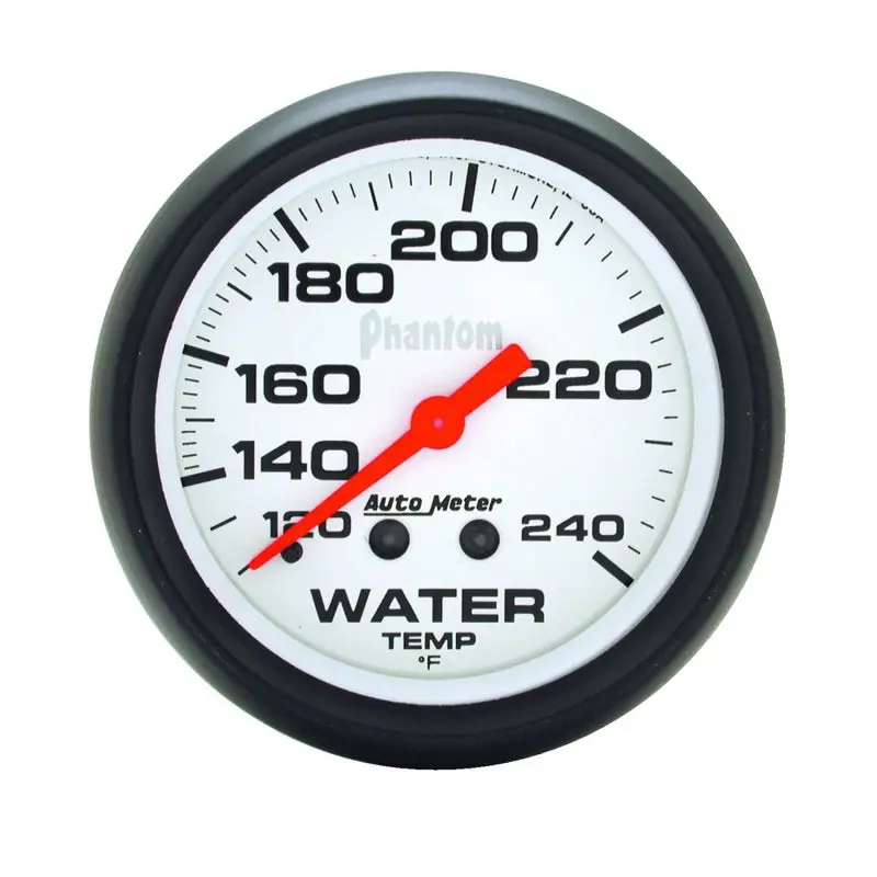 Autometer Phantom Mechanical Water Temp Gauge – 66Mm, 120–240°F 1