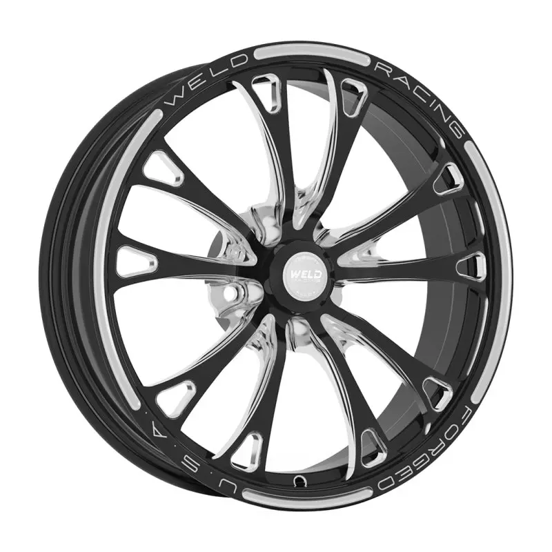 Weld V-Series 2.0 Forged Wheel – 18X6", 5X115 Bolt Pattern, 2.7" Backspace, Matte Black 1