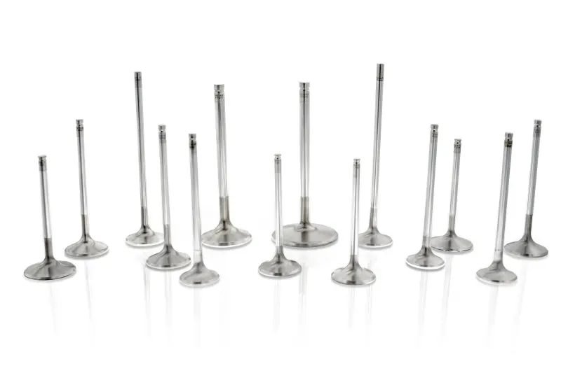 Ferrea S-Flo 3 Series Intake Valves For Ford Coyote 5.0L Engine – 1.47-Inch Stem, 4.72-Inch Overall Length, 12-Degree Seat Angle (16-Valve Set) 1