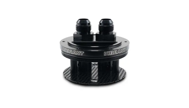 Vibrant Performance Dual-Port Catch Can Lid Assembly 2
