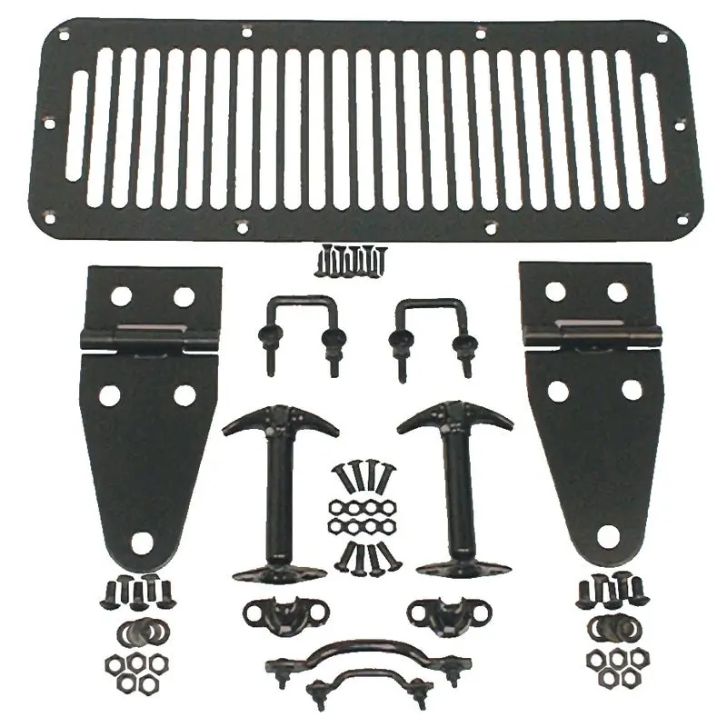 Rugged Ridge Black Hood Kit For 1978–1995 Jeep Cj And Wrangler Yj 1