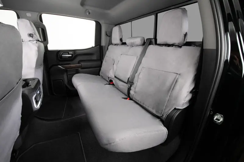 Covercraft Polycotton Seat Covers For 2022–2023 Jeep Wagoneer – Front Row, Grey 1