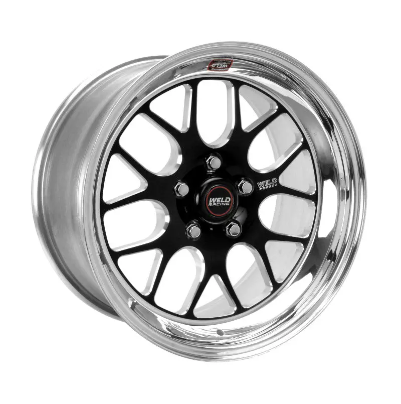 Weld S77 Forged Aluminum Wheel – 17X10.5", 5X4.75", +4.3" Backspace, Black Finish, Medium Pad, Non-Beadlock 1