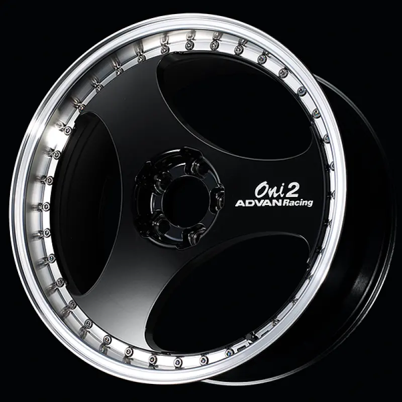 Advan Oni2 Progressive Racing Wheel – 20X10 Inches, +42Mm Offset, 5X114.3, 73Mm Center Bore, Gloss Black 1