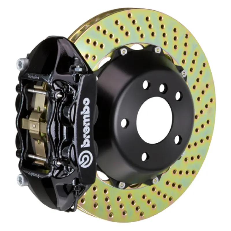 Brembo Gt Rear Big Brake Kit For 2015–2017 Ford F-150 (Non-Raptor) – 380X28Mm Drilled 2-Piece Rotors, Black Calipers 1