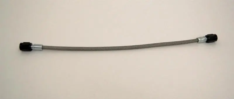 Fragola -2An Stainless Steel Brake Line With -3An Black Anodized Aluminum Fittings – 30-Inch Length 1