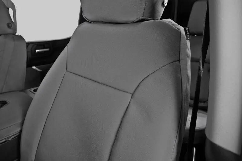 Covercraft Endura Precisionfit Seat Covers For 2016–2024 Chevrolet Malibu – Front Row, Silver 1