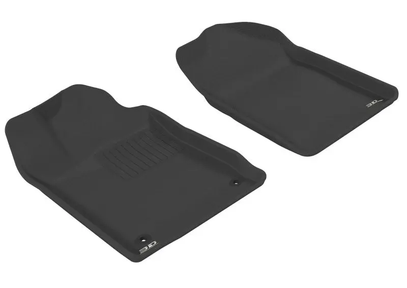 3D Maxpider Kagu Custom Floor Mats For 2005–2012 Toyota Avalon – First Row, Black 1