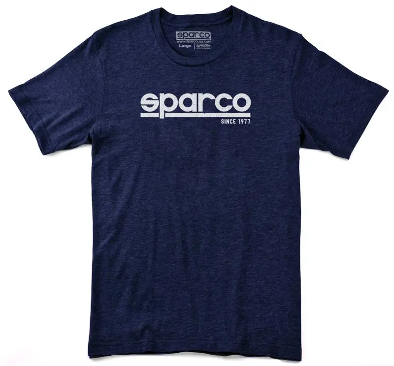 Sparco Corporate Logo T-Shirt – Heather Grey, Large Size 1