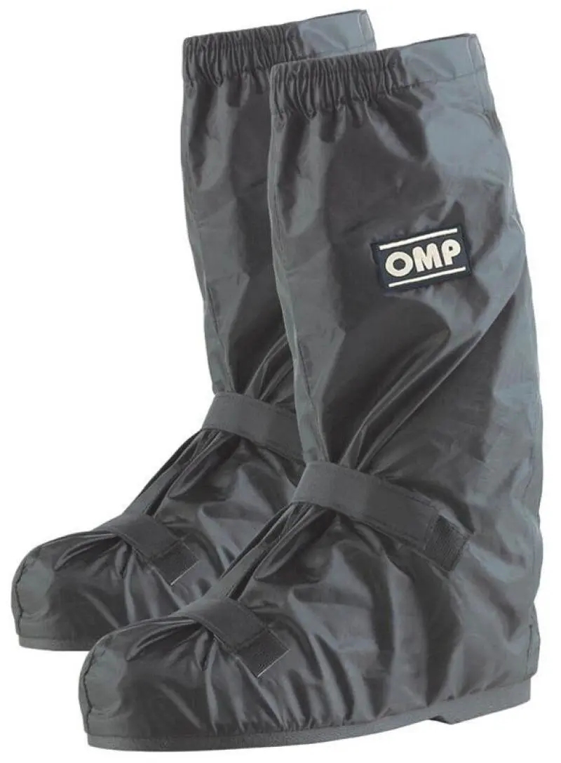 Omp Black Rain Over-Shoe Covers – Extra-Small Fit 1