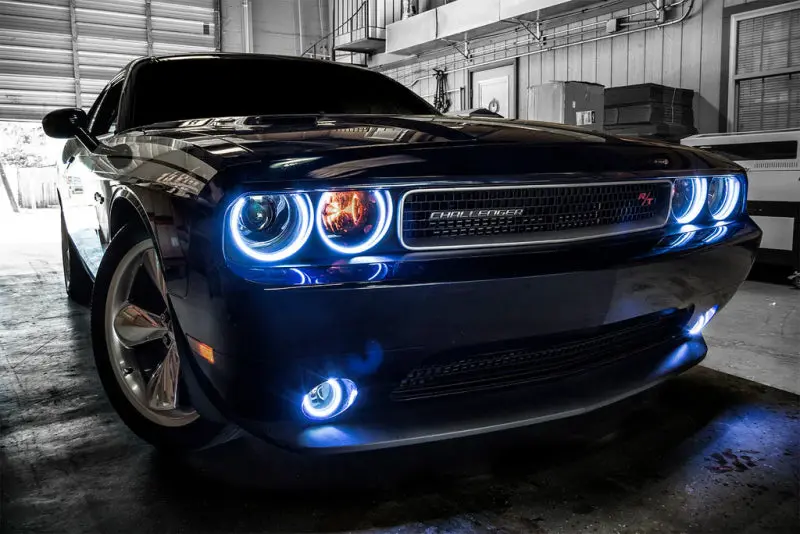 Oracle Led Waterproof Halo Lighting Kit For 2008–2014 Dodge Challenger — White 1