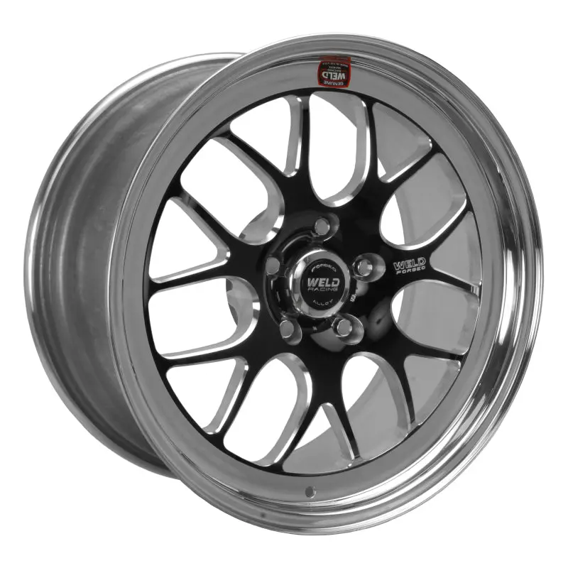 Weld Racing S77 Black Wheel – 18X10.5", 5X4.75", 6.1" Backspace, High-Pad Finish (Non-Beadlock) 1