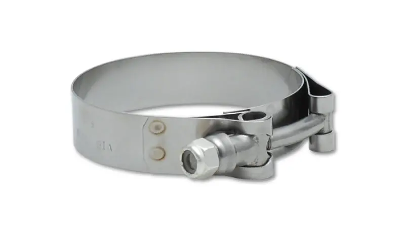 Vibrant Stainless Steel T-Bolt Clamp Set — 2-Pack, 2.53"–2.75" Od, Designed For 2.25" Id Couplings 1