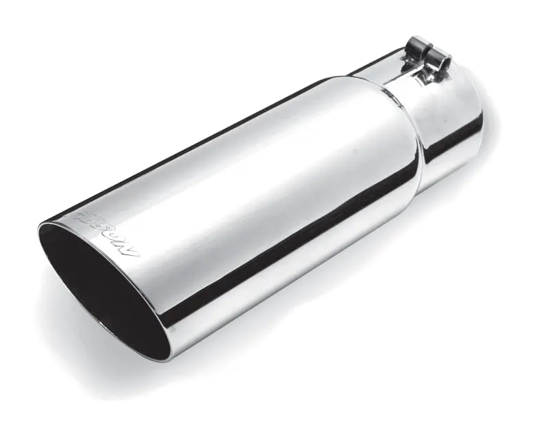 Gibson Stainless Steel Angle-Cut Exhaust Tip: 3.5" Od, 2.25" Inlet, 12" Length 1