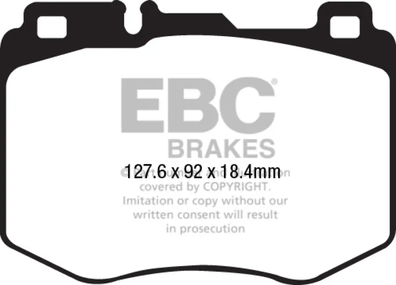 Ebc Ultimax2 Front Brake Pads – High-Performance Replacement For 2016+ Mercedes-Benz Glc300 2.0L Turbo 1