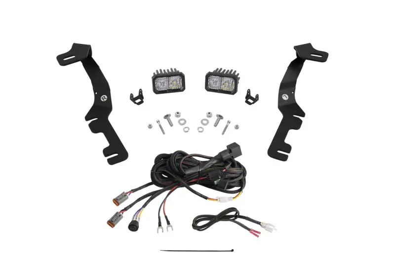 Diode Dynamics Stage Series Ditch Light Kit – Pro White Combo For 2019–Present Ram C2 1